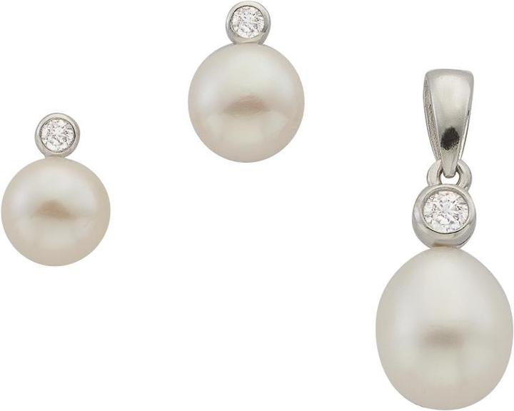 Immagine prodotto Bijou Classic Set Ohrschmuck und Anhänger (Argento)