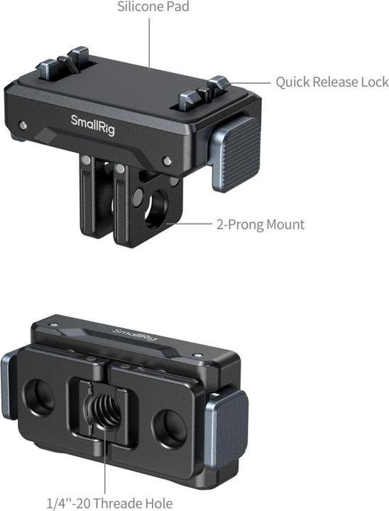 Actual product image SmallRig 5814 Quick Release Mount Adapter for Insta360 X5 / X4 Air / Ace Pro 2 / Ace Pro / Ace
