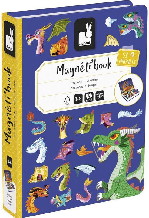 Janod Magnetbuch Drachen (3 - 8 years)