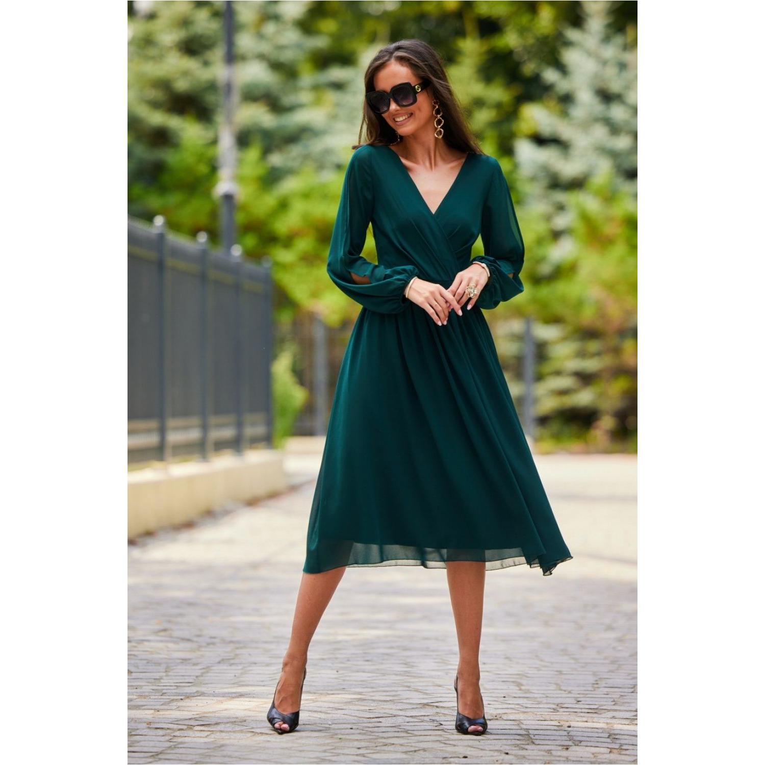Thumbnail - Roco Fashion, Damen, Kleider, Cocktailkleid model, Grün, (38)
