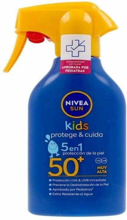 NIVEA SUN NIÑOS PROTEGE & CUIDA SPF50 pistola 270 ml (Sonnenspray, SPF 50, 270 ml)
