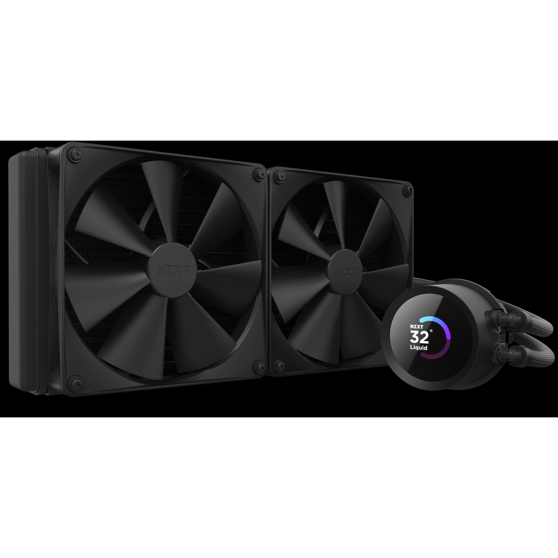 NZXT Kraken 280, CPU Wasserkühler, Schwarz
