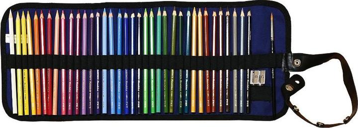 Actual product image Koh-i-Noor 36 Watercolour Pencils Set Blue (36 x)