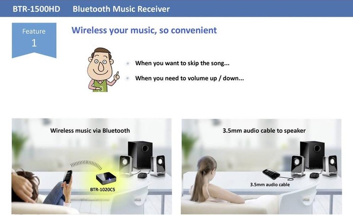 Produktbild Renkforce Musikempfänger (Sender)