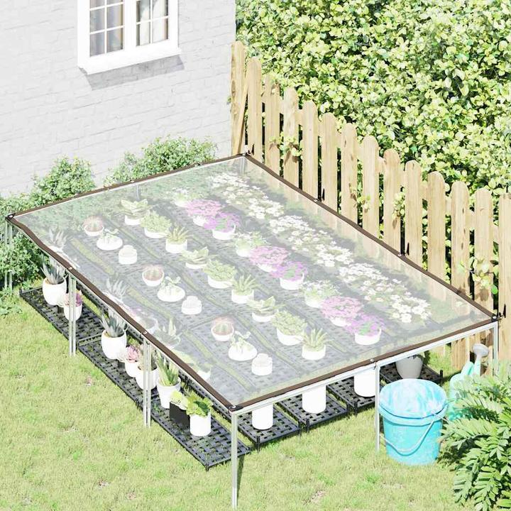 Immagine prodotto vidaXL Telone trasparente con occhielli 2x3 m telone trasparente in polietilene (3 x 2 m)