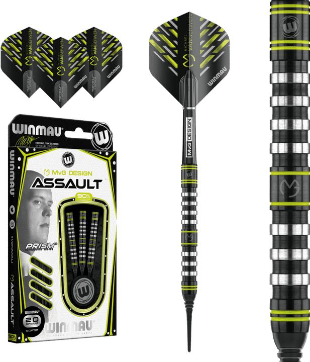 Produktbild Winmau Michael van Gerwen MvG Assault Softtip (20 g)