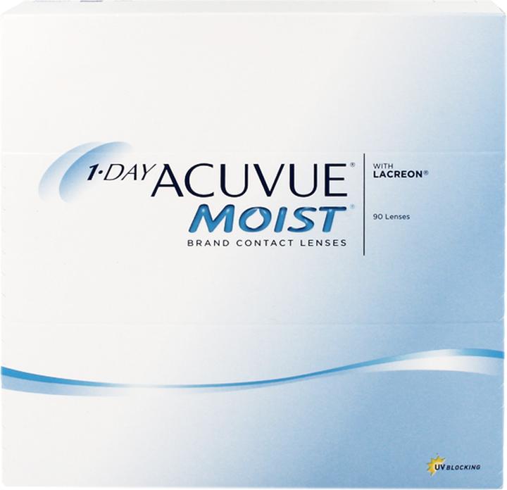 Produktbild Acuvue Moist (-2.5, Tageslinse, 90 Stk., Sphärisch)