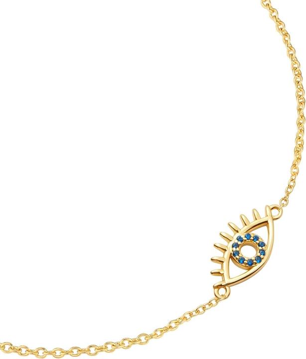 Immagine prodotto Glanzstücke München Bracciale da donna "occhio che vede" in argento 925 - 34650 (17 cm, Argento 100%)