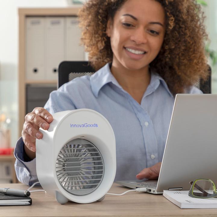 Actual product image InnovaGoods 2-in-1 mini air cooler