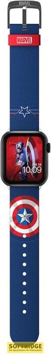 Actual product image Moby Fox Marvel bracelet pour smartwatch Insignia Collection: Captain America (Silicone)