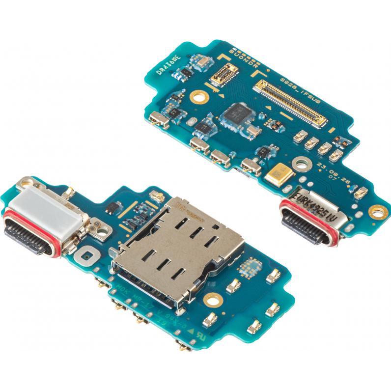 Samsung Ladeanschluss Flex f?r Galaxy S24 Ultra S928 (Samsung Galaxy S24 Ultra), Pezzi di ricambio per dispositivi mobili