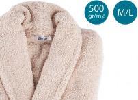 Berilo beige Bademantel 500gr m/l (L, M)