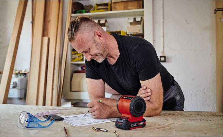 Actual product image Einhell Cordless lawn mower + cordless grass and shrub shears + 2x 2.5 Ah starter kit + cordless (Hedge shears, Lawn mower, Garden machinery spare parts)