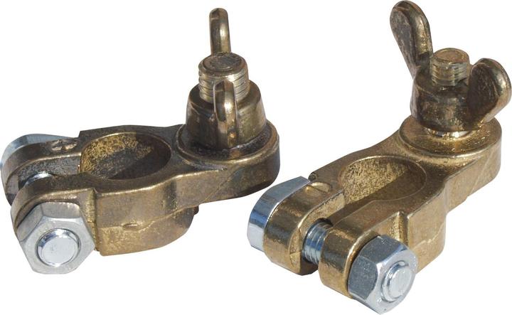 Actual product image Trem Battery pole clamp, per pair