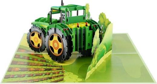 Actual product image MU Classic 3D Pop-Up Grusskarte - Traktor (1 pcs.)