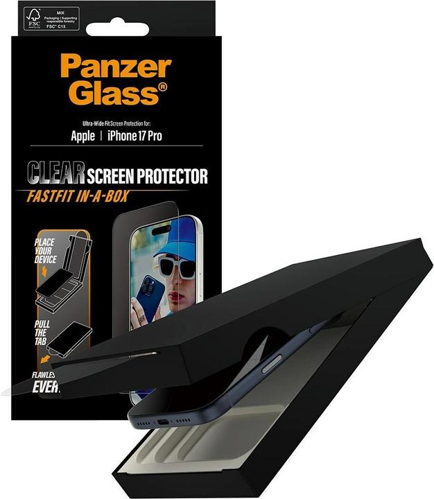 Image du produit PanzerGlass Ultra Wide Fit (1 pièce(s), Apple iPhone 17 Pro)