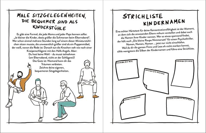 Immagine prodotto Das Kritzelbuch für den Elternabend (Tedesco, Jörn 'Stolli' Stollmann, Sebastian Fitzek, 2024)