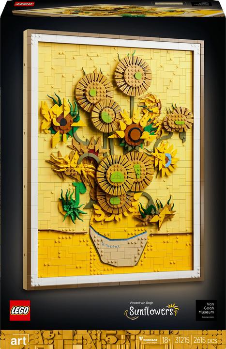 LEGO Vincent van Gogh - Girasoli (31215, LEGO DC, Set LEGO rari)
