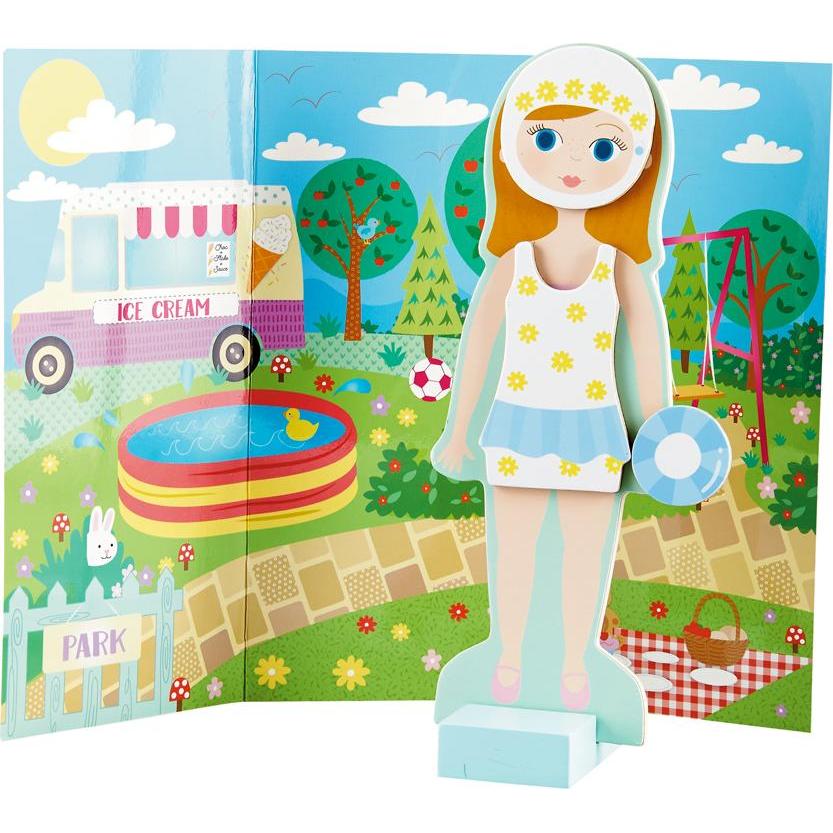Thumbnail - Floss & Rock FLOSS & ROCK Elsie Magnetic Dress up Doll - 36P2683