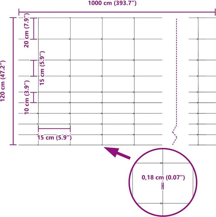 Produktbild vidaXL Gartenzaun