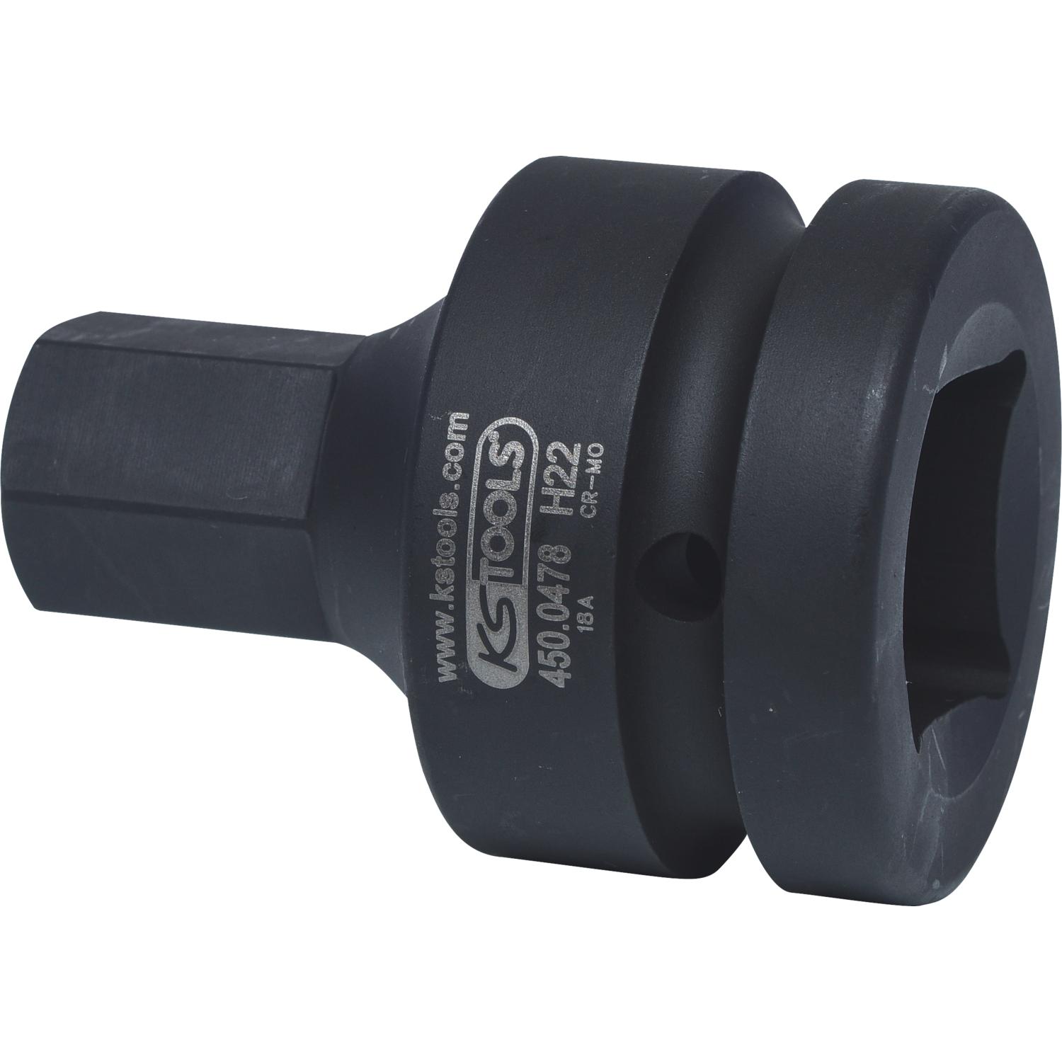 Thumbnail - KS Tools, Steckschlüssel + Stecknuss, 1" Kraft-Bit-Stecknuss Innensechskant