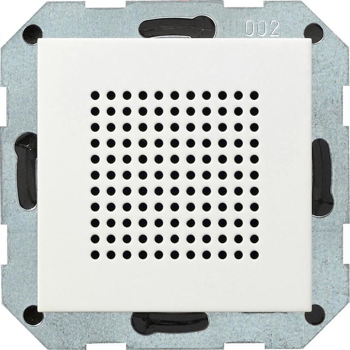 Gira System 55 - Flush-mounted radio Loudspeaker *pure white glossy*.