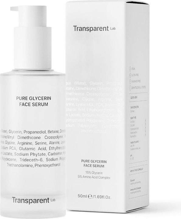 Actual product image Transparent Lab Pure Glycerin Face Serum (50 ml)