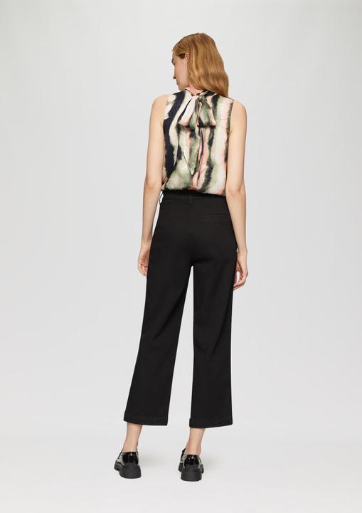 Actual product image S.Oliver Bluse Blusentop aus Jacquard mit Schluppe (46)