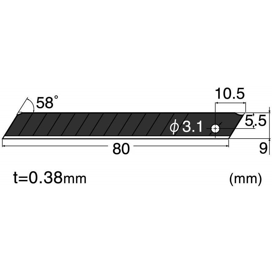 Thumbnail - NT Cutter, Cutter, Ersatzklingen BA-13P (Ersatzklinge)
