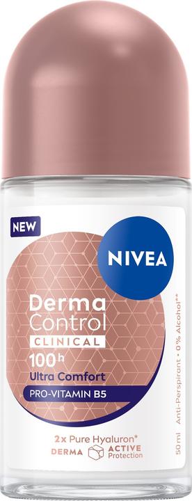 Produktbild NIVEA Derma Control Antitranspirant Roll-On 50 ml (Roll-on, 50 ml)
