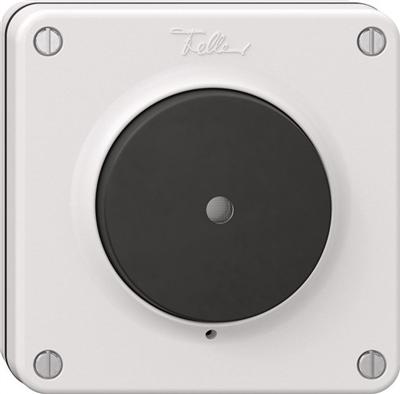 Actual product image Feller Switch S6 LED yellow frontal