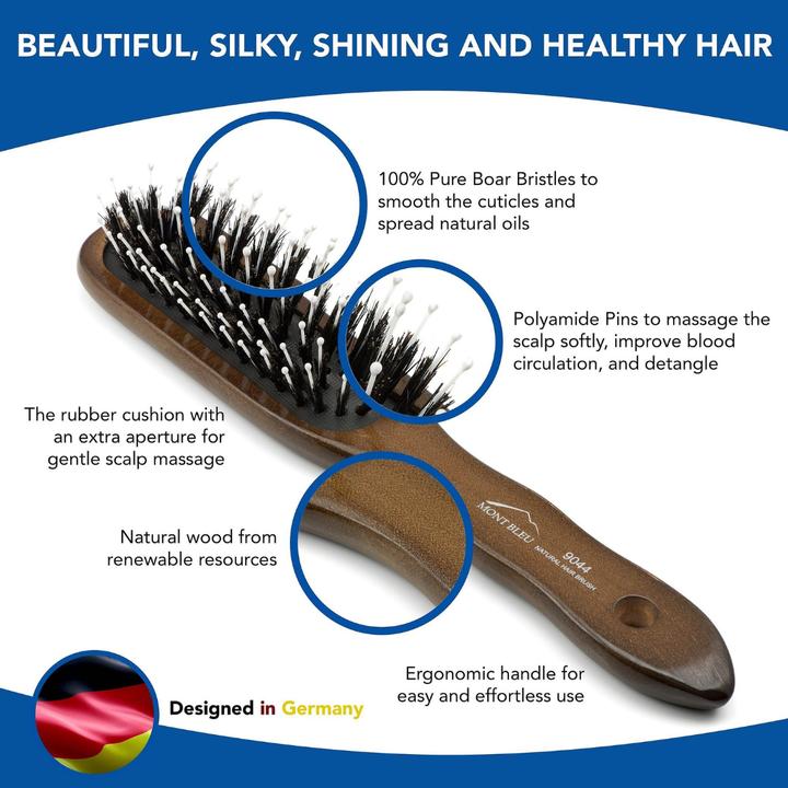 Image du produit Hercules Sägemann Brosse de soins capillaires, 7 rangées 44