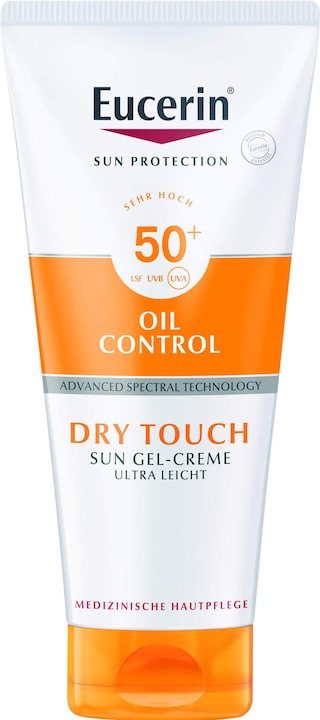 Eucerin Dry Touch Sun Gel Cream Ultra Light SPF 50+, 200 ml Cream (Suntan cream, SPF 50+, 200 ml, 150 g)
