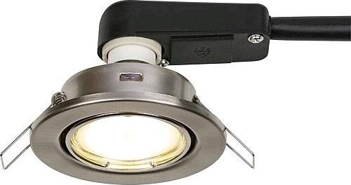 Produktbild EGB 265 nickel gebürstet EinbaustrahlerSet 430lm3000K130 je 1x Spot LED 540 510 Fassung (430 lm, GU10)