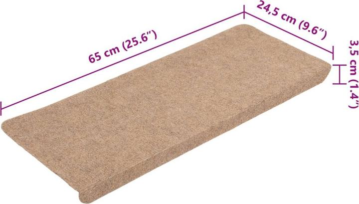 Immagine prodotto vidaXL Stufenmatte (65 x 24.50 cm)