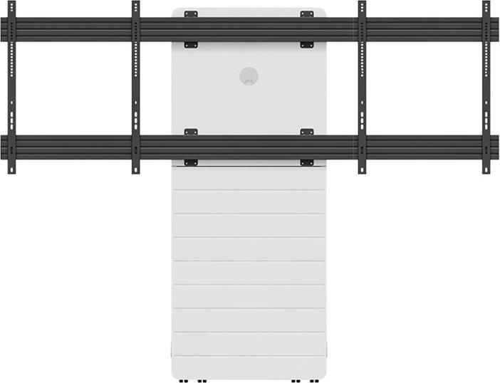 Actual product image Hagor CON-Line W Dual 165-191cm conference room furniture floor-wall mounting for 2 displays VESA max. 800 (Ground, 75", 90 kg)