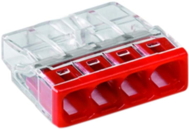 Produktbild Wago COMPACT Steckklemme, 8 x 0.5 - 2.5mm², grau, VPE 50 Stk.