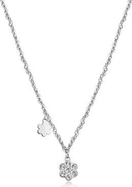 Produktbild Sagapo S'AgapÃµ - Decent steel necklace with flower Aurora SAR36