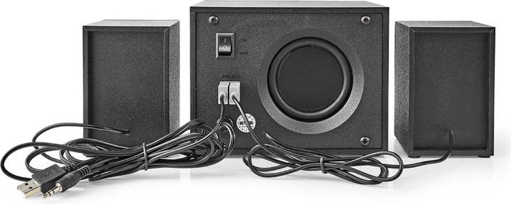 Actual product image Nedis Gaming Speaker | Speaker Channels: 2.1 | Power Supply via USB | 3.5 mm Plug | 33