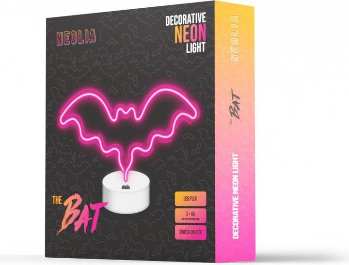 Actual product image Forever Light Neon on a stand BAT pink NNE07 Neolia