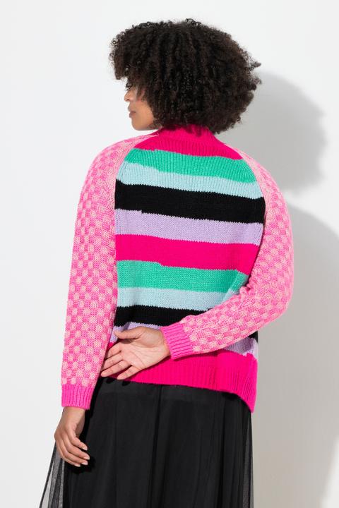 Produktbild Angel of Style Strickjacke, Straight Fit, Mustermix (60)