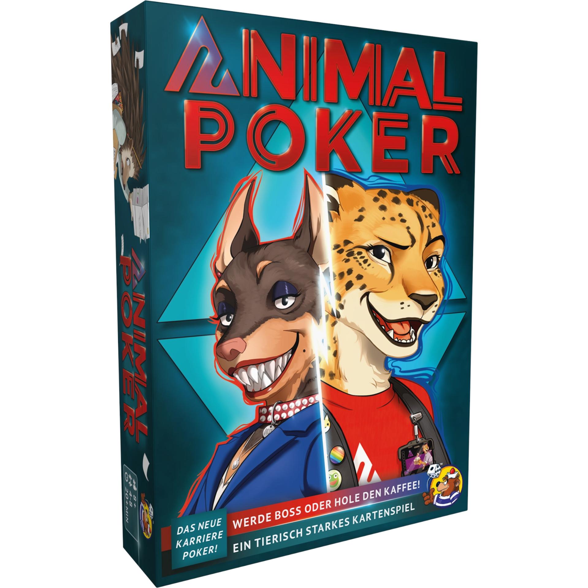 Heidelberger HG010 - Animal Poker, Kartenspiel, für 3-5 Spieler, ab 10 Jahren (DE-Ausgabe) (Deutsch)