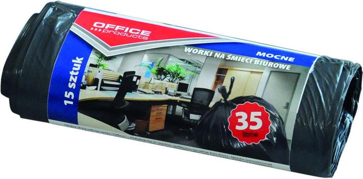 Image du produit Office Products Sacs poubelle, fort (ldpe), 35l, 15 pièces, noir (15 x, 35 l)