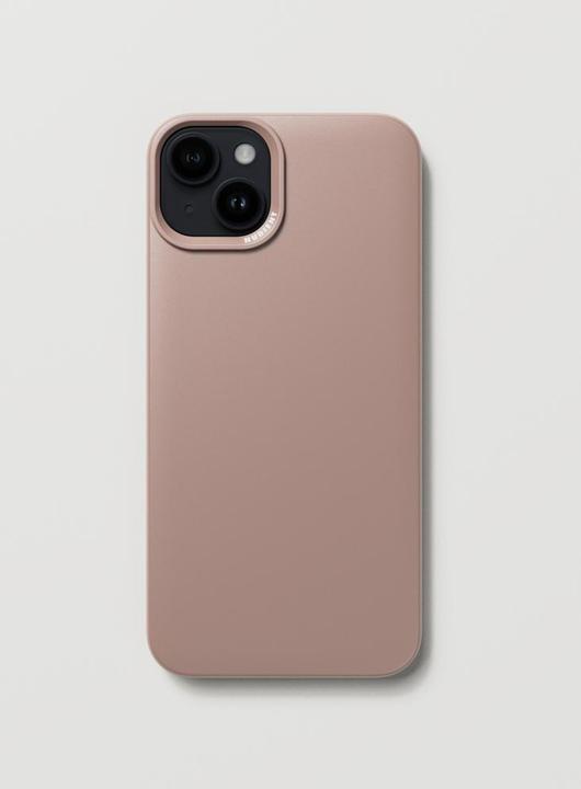 Productafbeelding Nudient Back Cover Thin Case Magsafe iPhone 15 Plus Stoffig Roze (Apple iPhone 15 Plus)