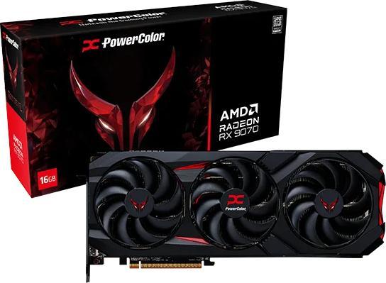 Actual product image Powercolor Red Devil Radeon RX 9070 (16 GB)