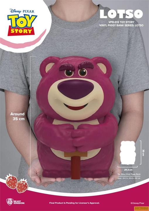 Actual product image Beast Kingdom Toy Story Piggy Bank tirelire Lotso 35 cm (35 cm)