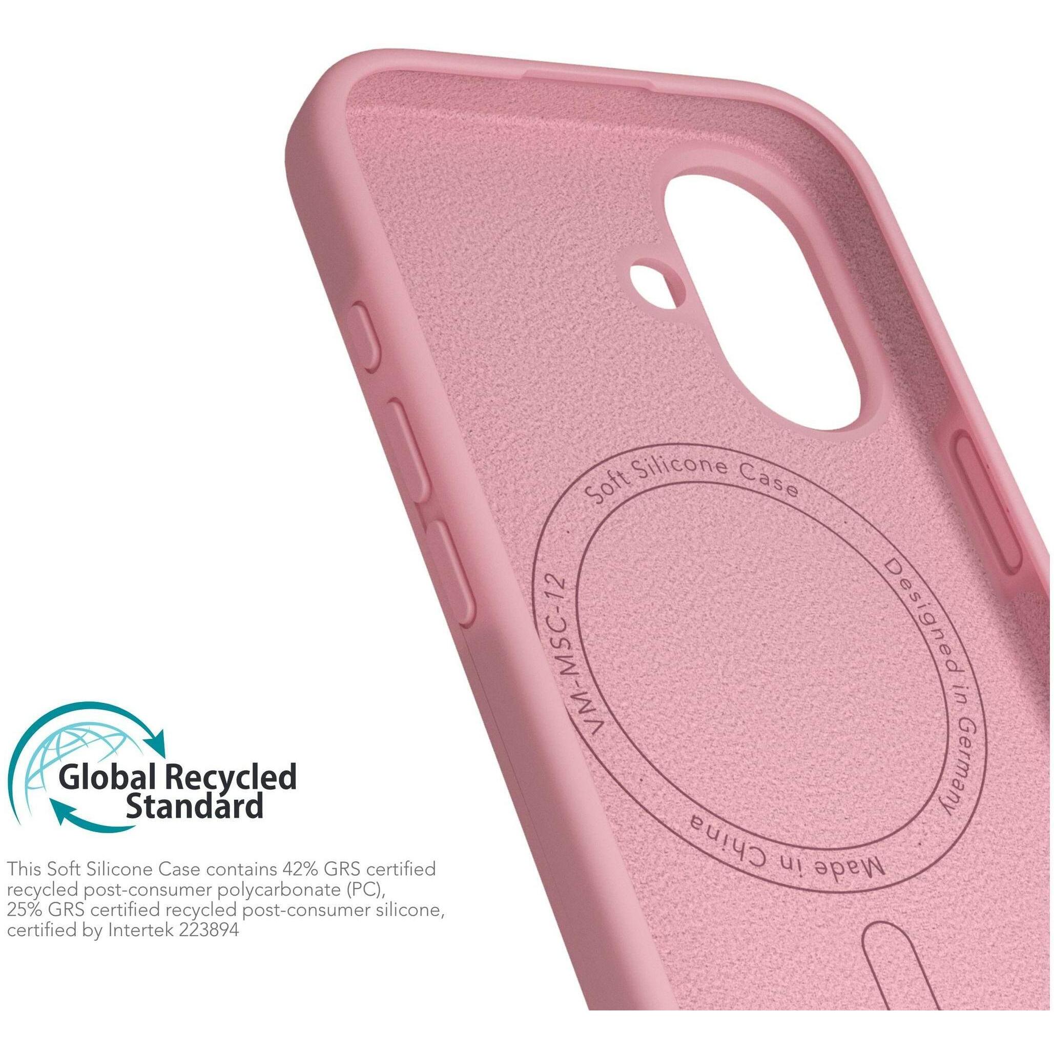 Thumbnail - Vonmählen Soft Silicone Case for iPhone 16 Cherry Blossom (Apple iPhone 16), Smartphone Hülle, Rosa