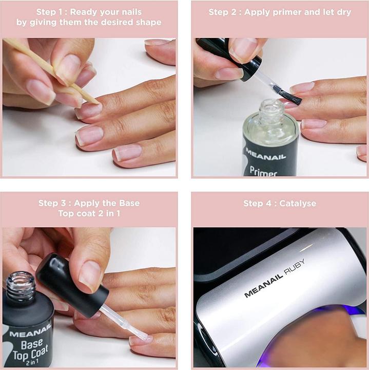 Produktbild Meanail Ruby (Nagellacktrockner, Basic Nude (18), Black Cherry, Blush, Rouge, Tango, Taupe)