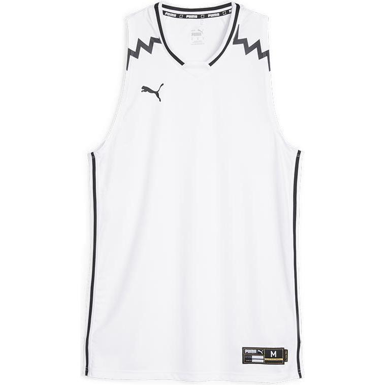 Thumbnail - Puma, Jungen, Sportshirt, Hoops Team Junior Game Jersey (116), Weiss, 116