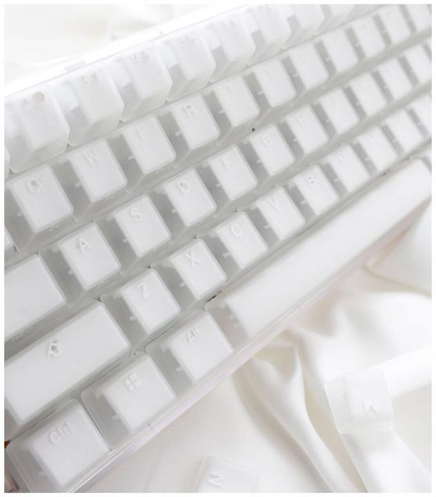 Produktbild Ducky One 3 Aura White SF Gaming Tastatur, RGB LED - MX-Brown (US) (US, Kabelgebunden)